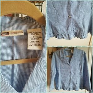 Button down checkered shirt